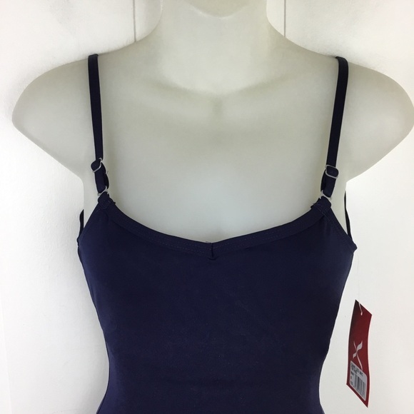 Capezio Navy Camisole Leotard - Picture 2 of 6
